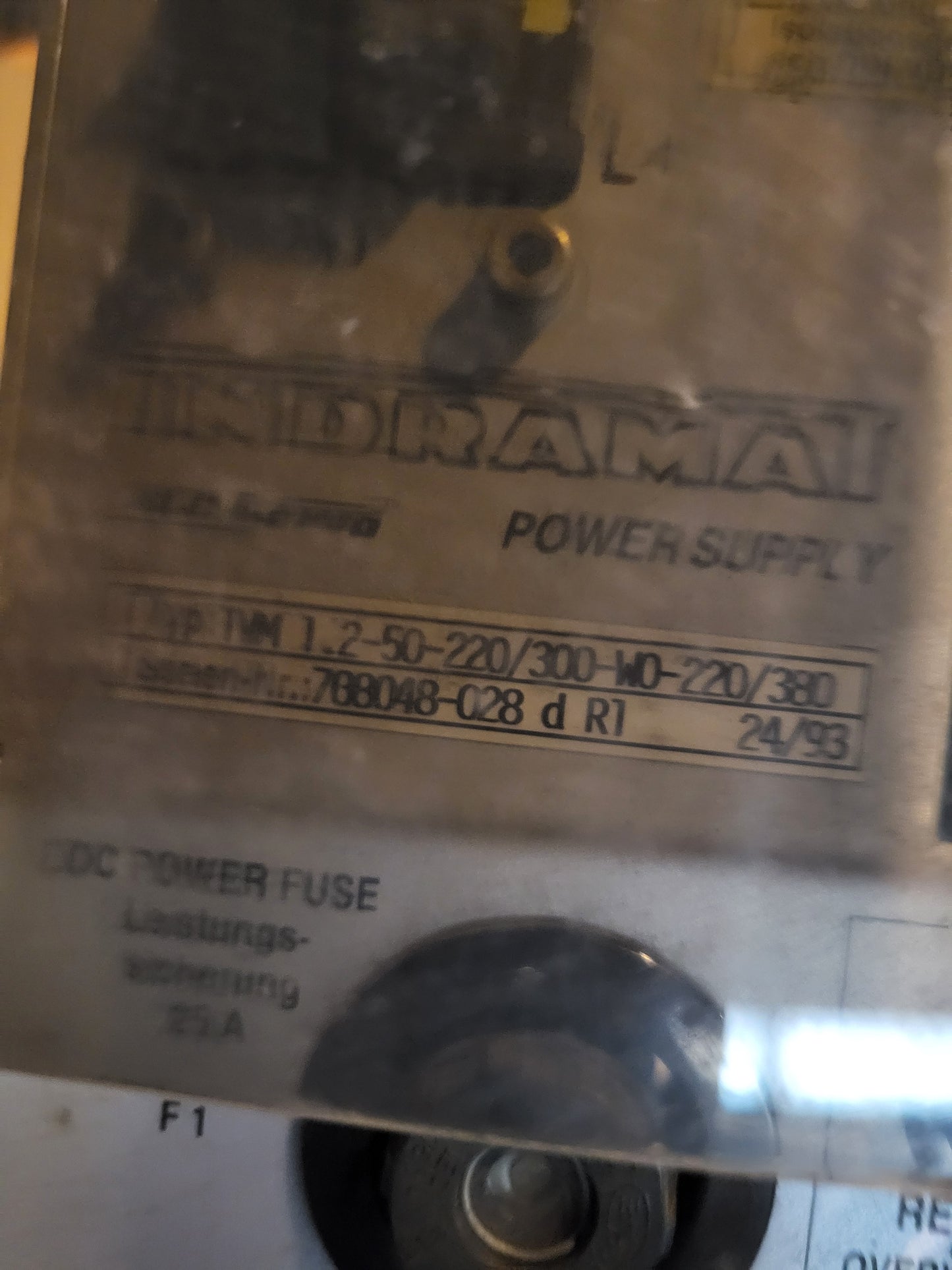 TVM1.2-50-220/300-W0-220/380, Servonetzteil, Indramat, 50A