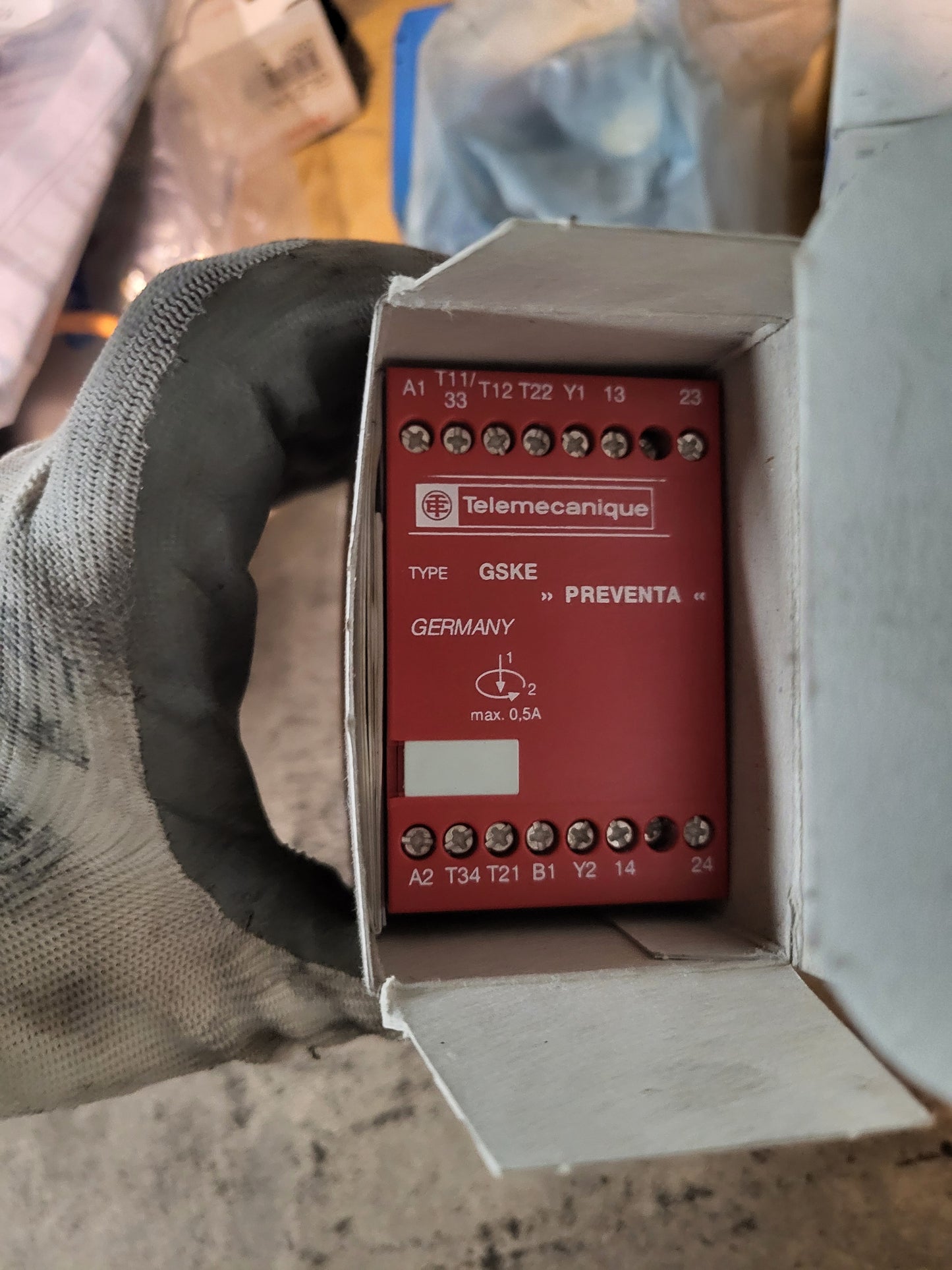 GSKE PREVENTA 3500, Sicherheitsmodul, Telemecanique