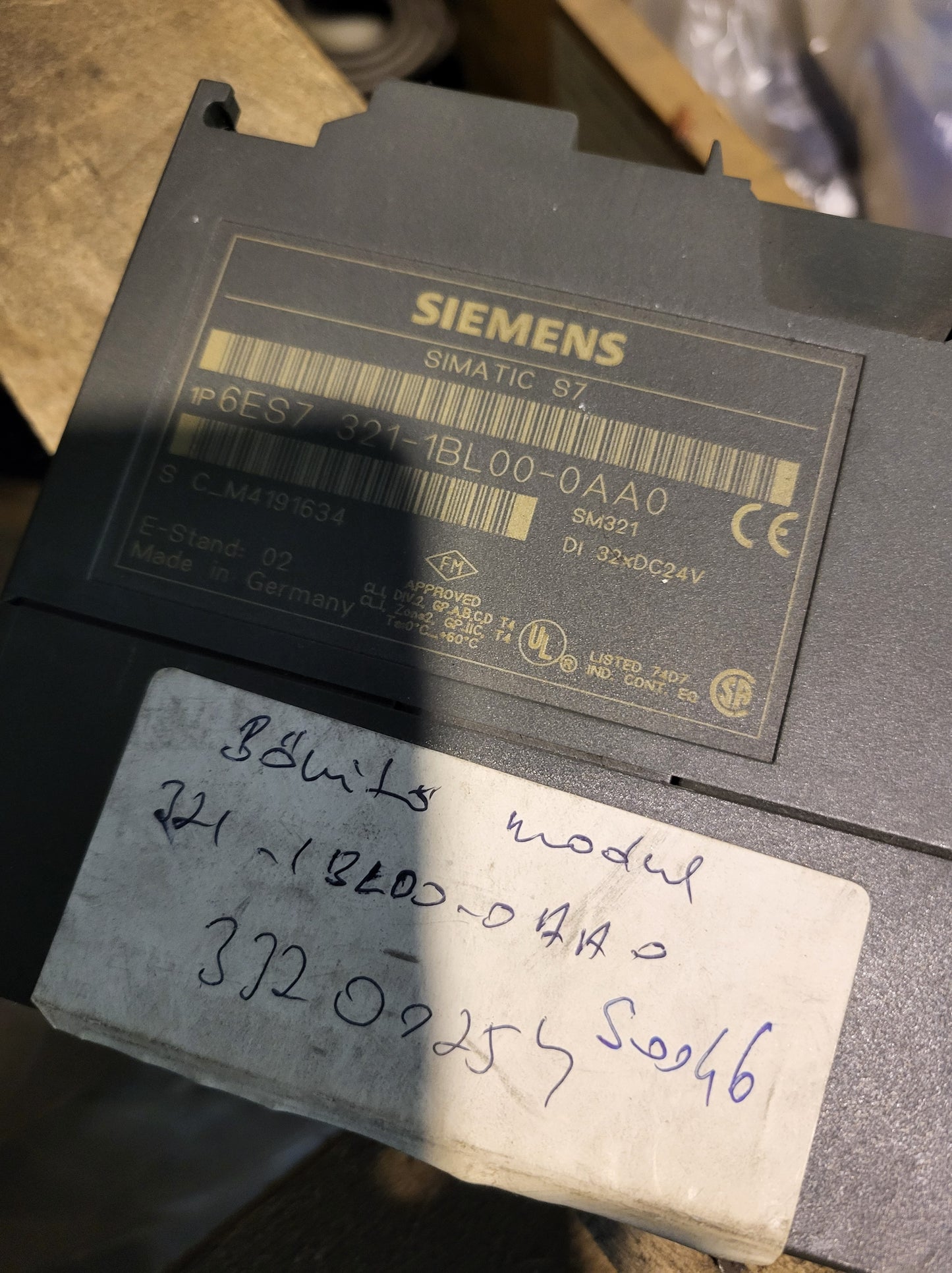 6ES7321-1BL00-0AA0, SIMATIC S7-300, digitales Eingabemodul, Siemens