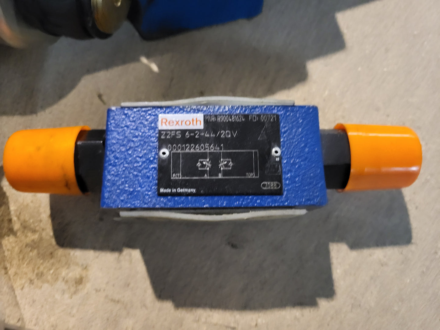 R900481624 / Z2FS 6-2 -44/20V, fojtó visszacsapó szelep, Rexroth