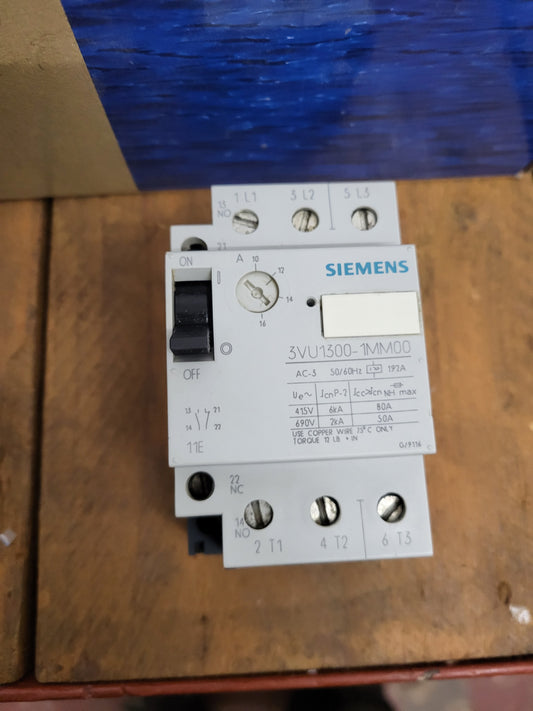3VU1300-1MM0, motorvédő megszakító, 10-16A, Siemens