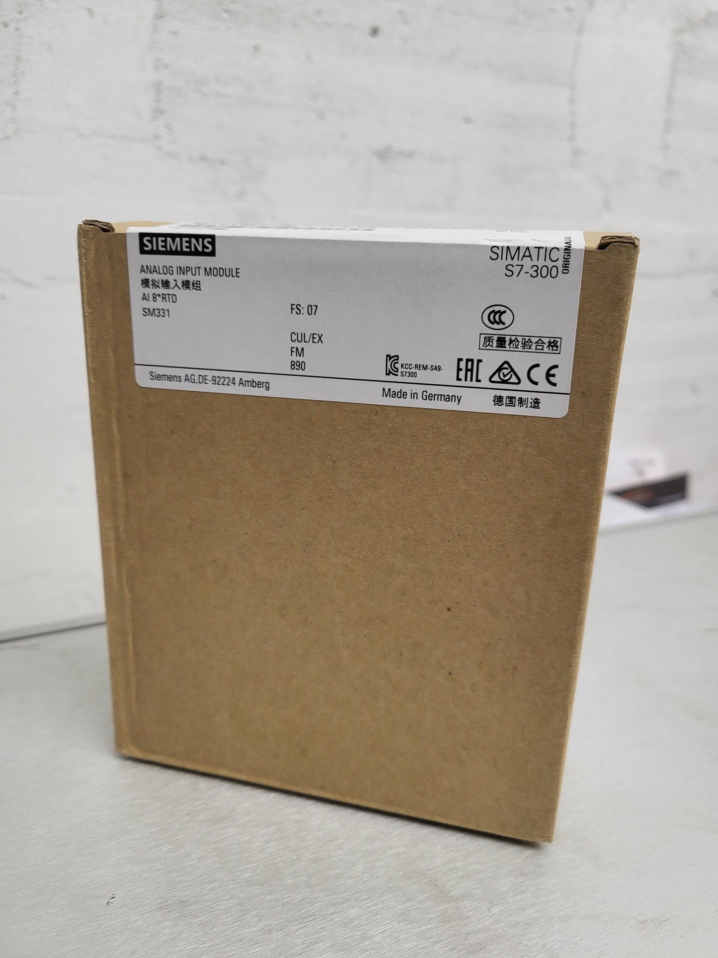 6ES7331-7PF01-0AB0, S7300, analóg bemeneti kártya, Siemens