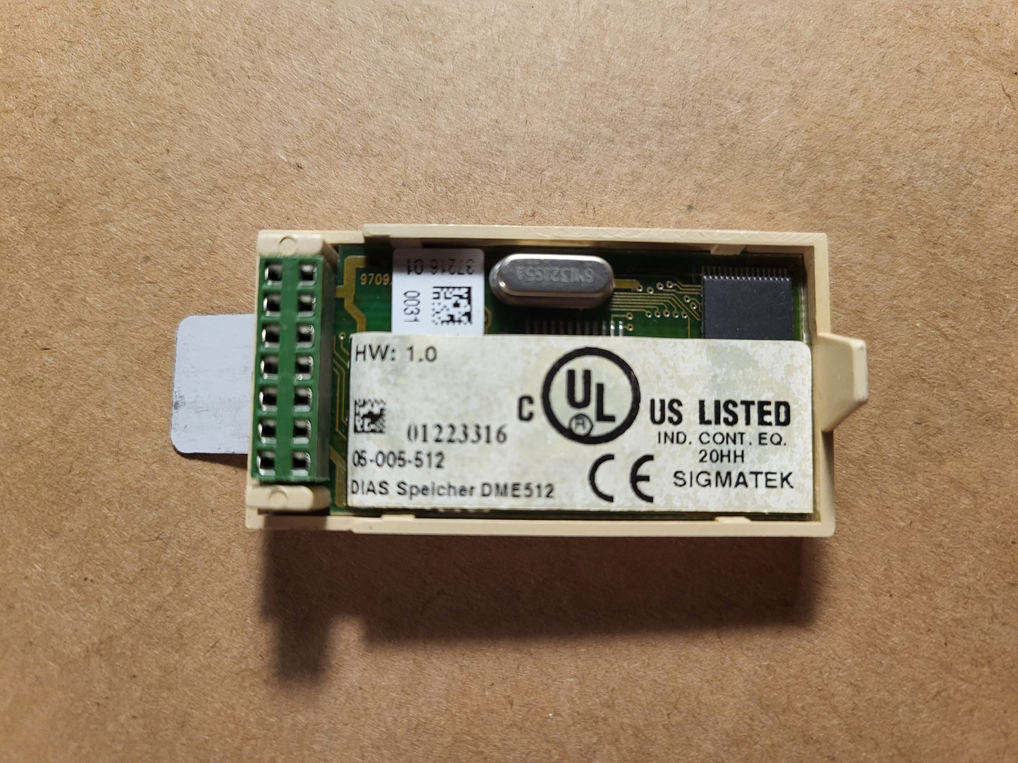 DME 512, Sigmatek DIAS, eprom module, 512Kb
