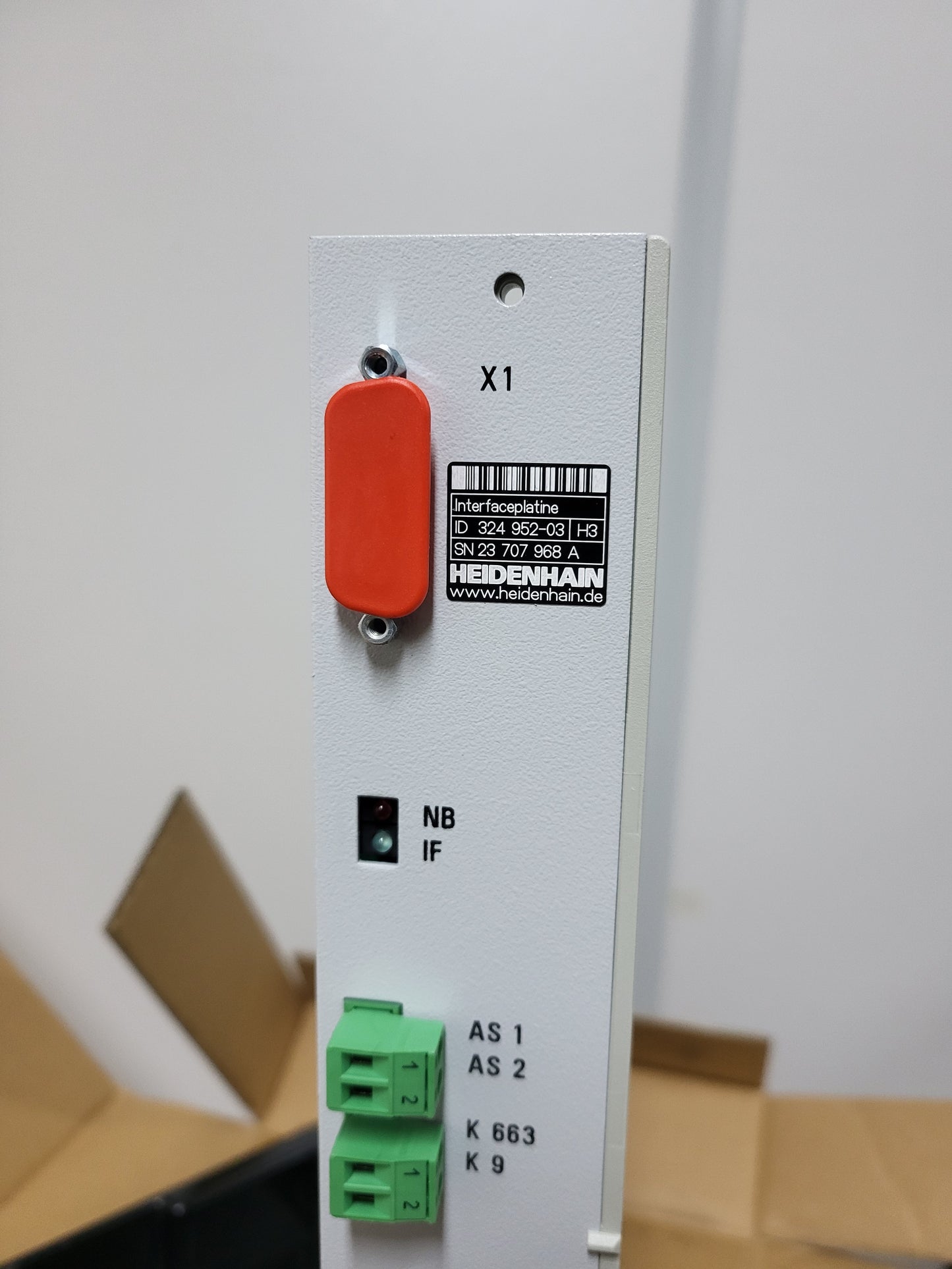 324952-03, Heidenhain-Steuerkarte, Schnittstellenplatte für Simodrive 611-System