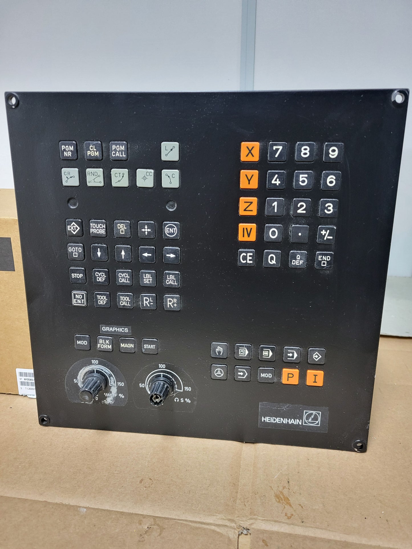 255015-02, TE355A, operátor panel, Heidenhain