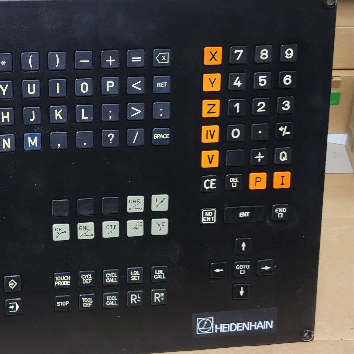 25051701, TE400, nyomógombpanel, kezelőpanel, tasztatúra, Heidenhain