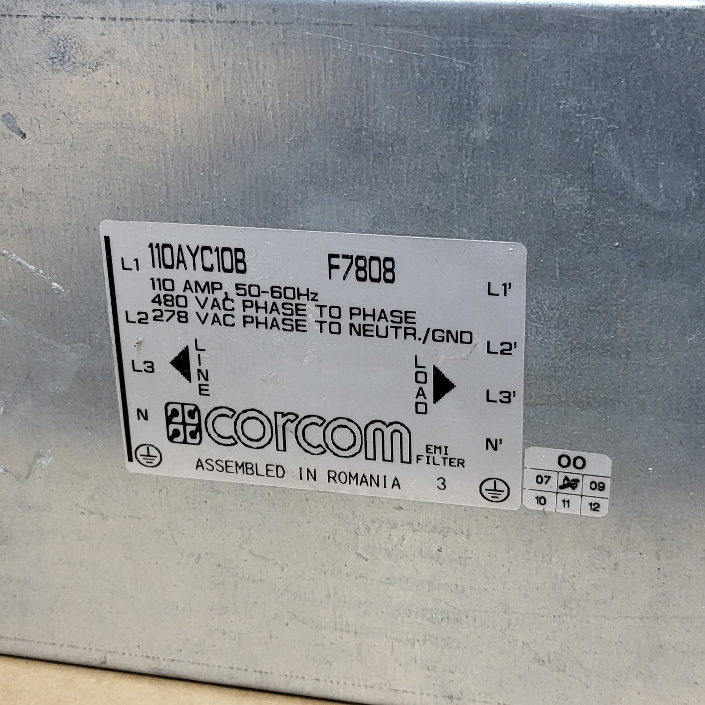 110АИЦ10Б, 110А, РФИ филтер, ТЕ Цоннецтивити