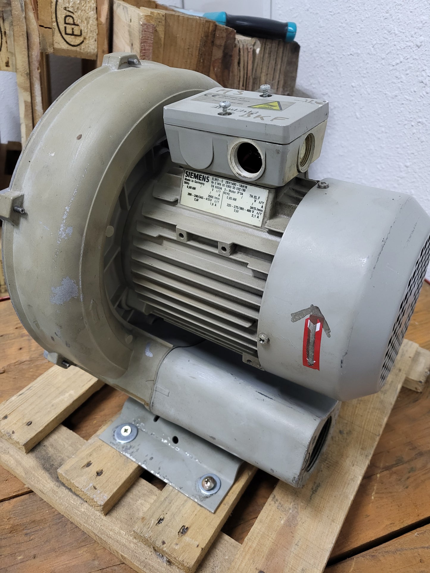 2BH1490-1AH16, ELMO-G, oldalcsatornás fúvó-motor, 0.6kW, Siemens