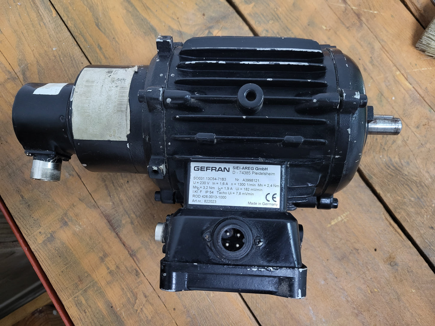 SO031.13C54-71B3, Gefran, SIEI-Areg szervo motor, 1.6A, 2.4Nm javítási ajánlata