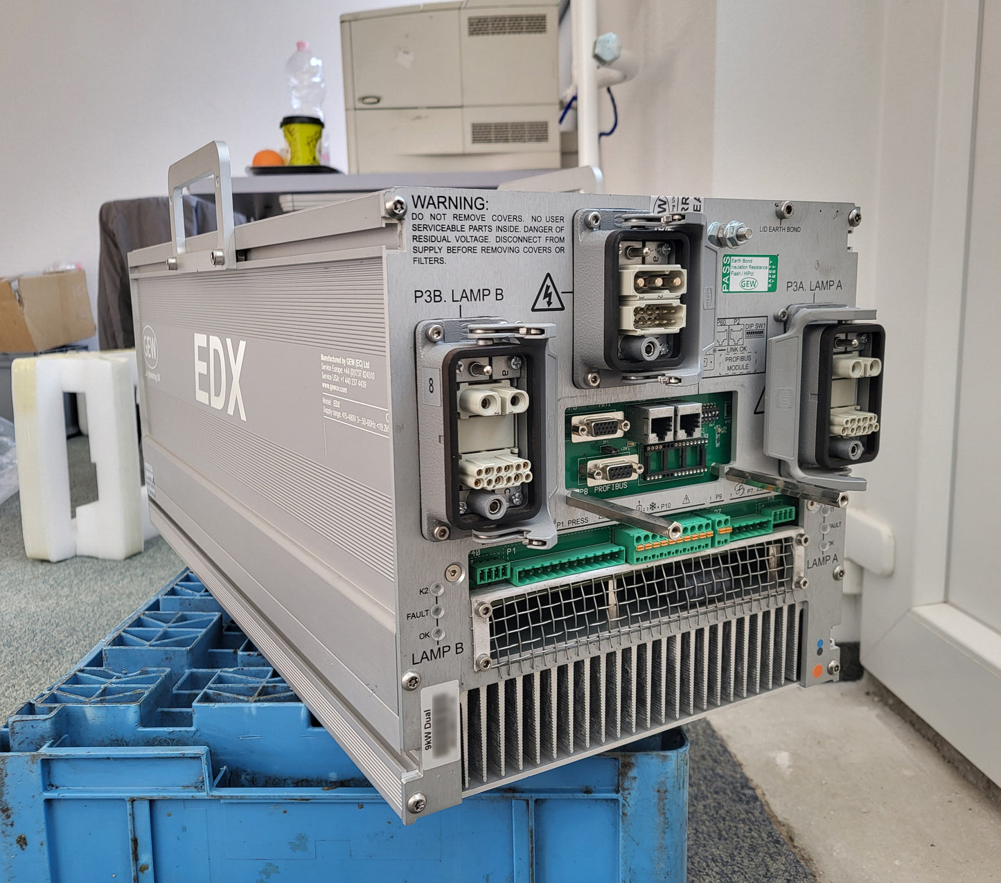 EDX, GEW, Hochspannungs-UV-Lampennetzteil, <19,2 kW