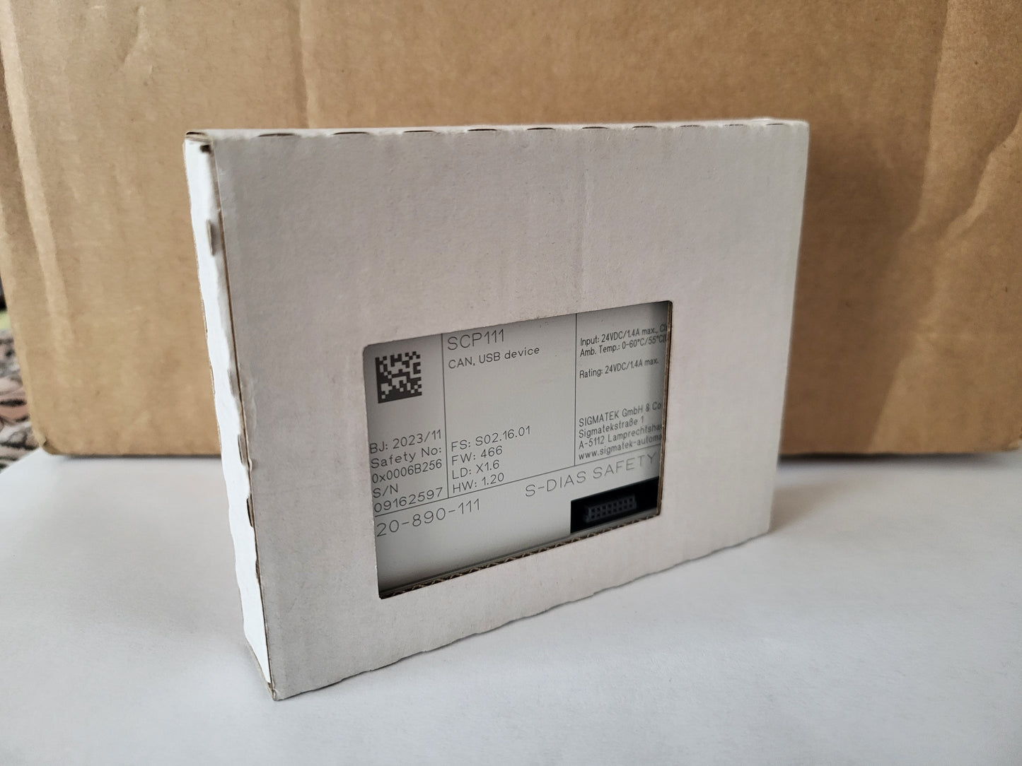 20-890-111, SCP111, S-DIAS fail-safe CPU module, Sigmatek