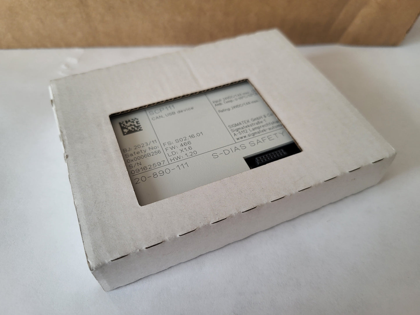 20-890-111, SCP111, S-DIAS fail-safe CPU module, Sigmatek