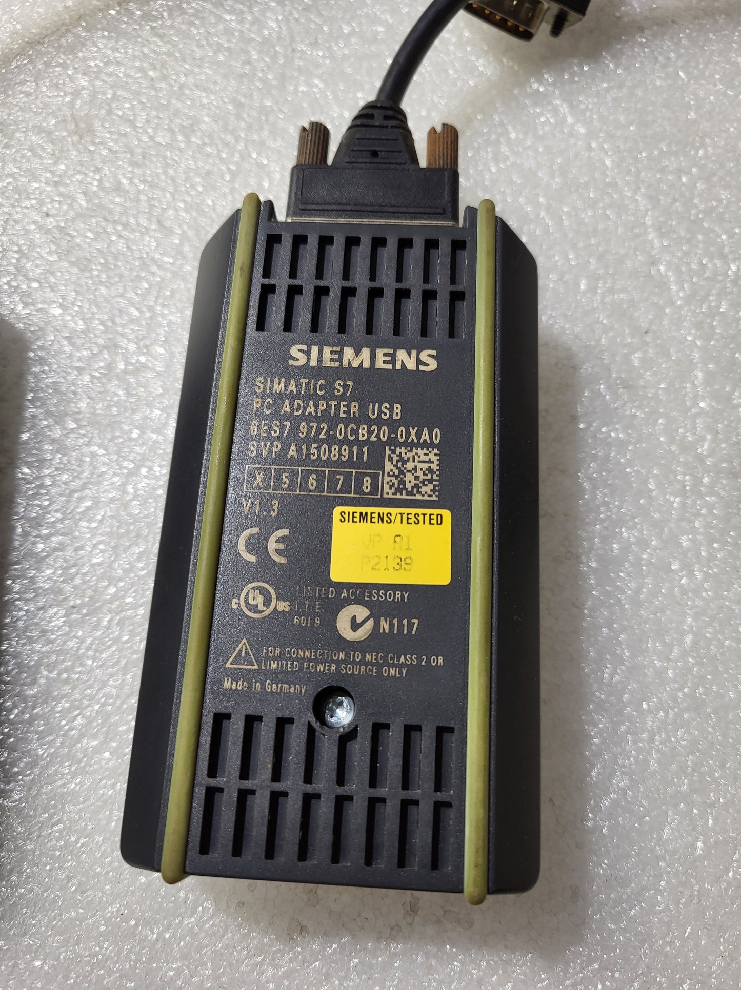 6ES7972-0CB20-0XA0, USB-adapter, pc-plc csatlakoztatásához