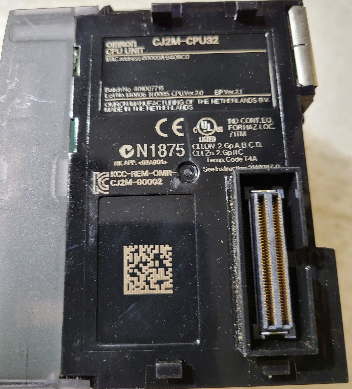 CJ2M-CPU32, CPU-Einheit, Omron