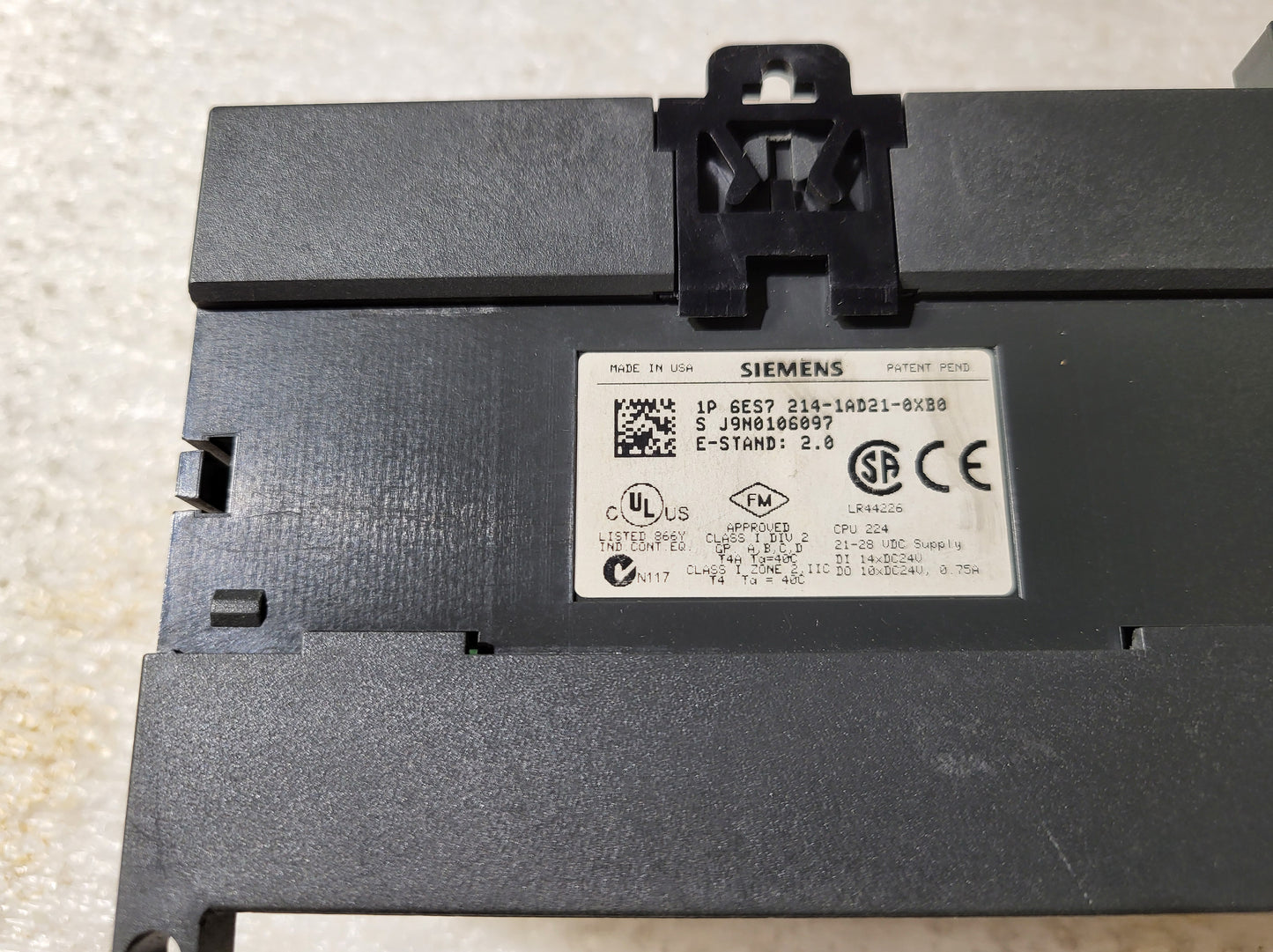 6ES7214-1AD21-0XB0, SIMATIC S7-200, CPU 224, kompakt egység (CPU+táp)