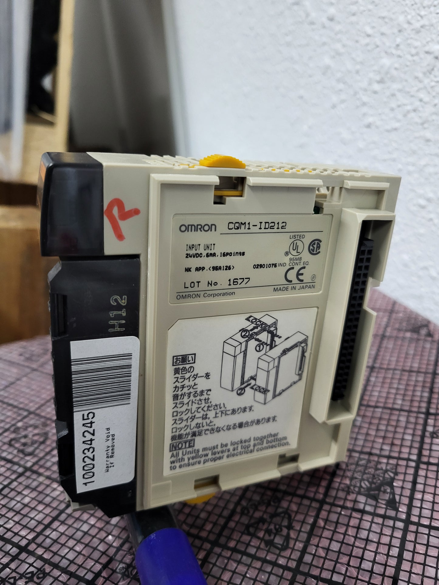 CQM1-ID212, Omron, input module for CQM1H plc
