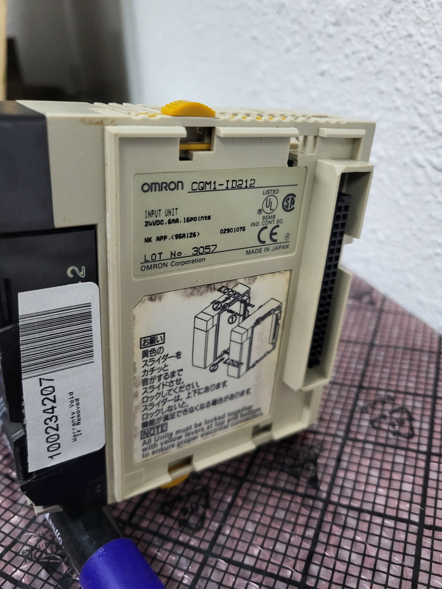 CQM1-ID212, Omron, input module for CQM1H plc