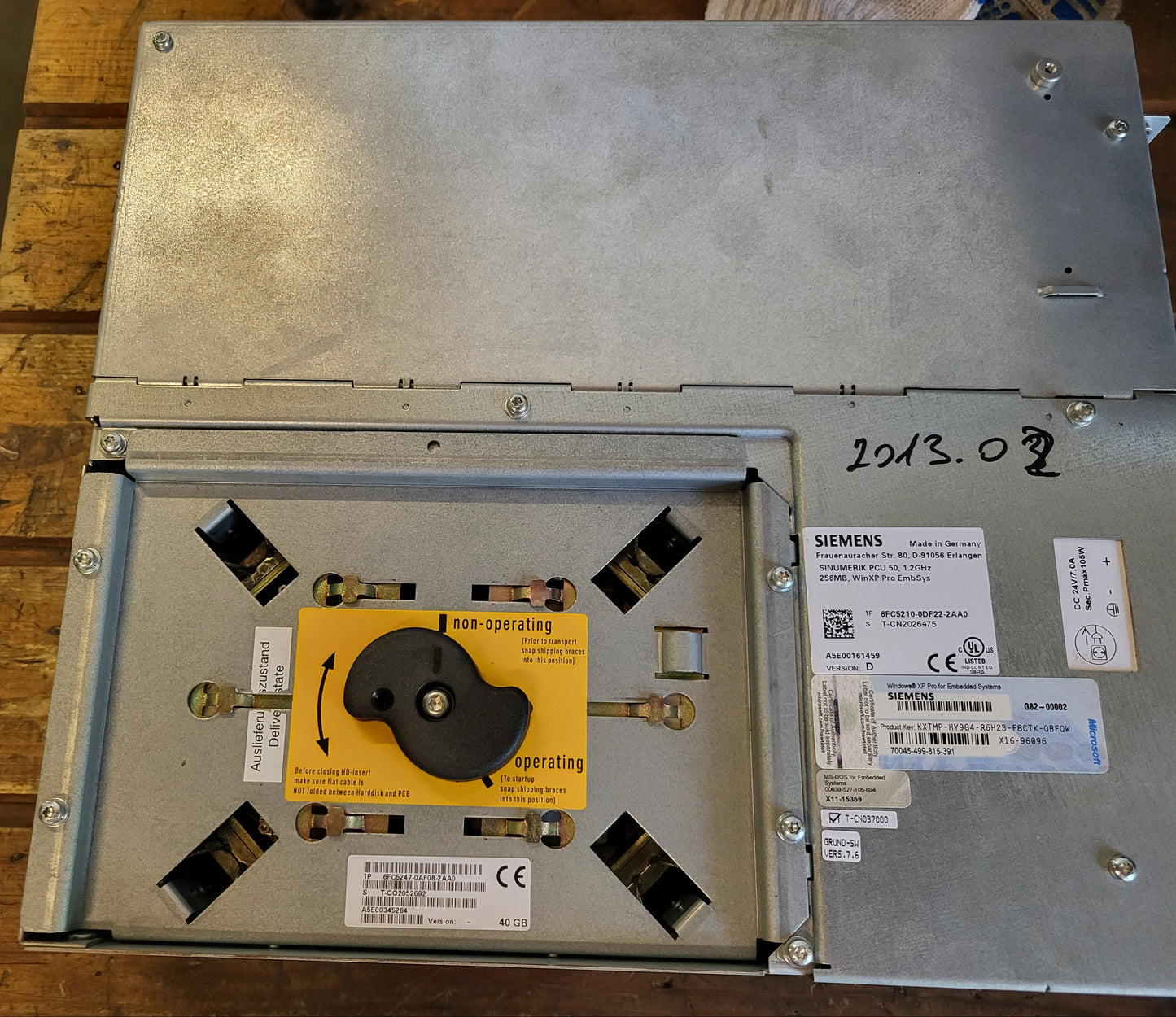 6FC5210-0DF22-2AA0, SINUMERIK PCU 50, ipc module, Siemens