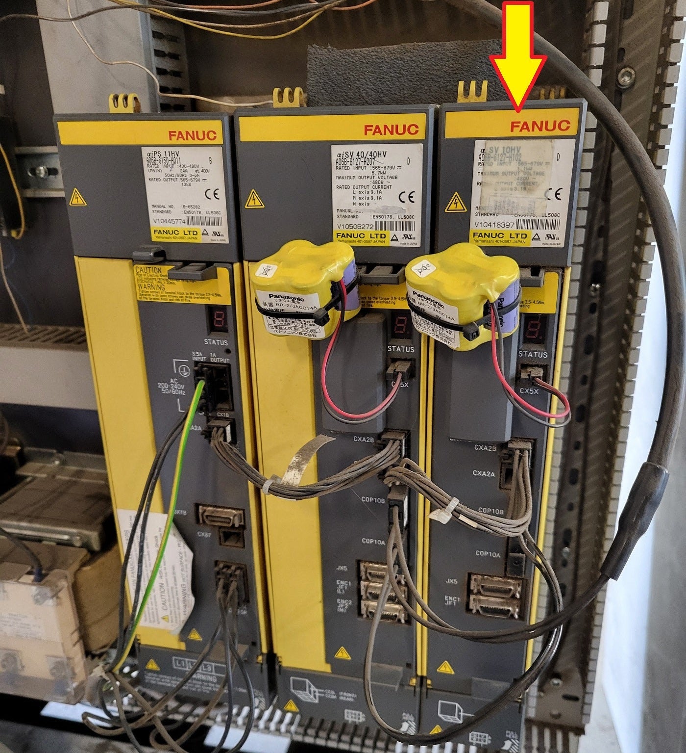 A06B-6127-H102, SV 10HV, szervoerősítő modul 1.1kW / 3.1A , Fanuc