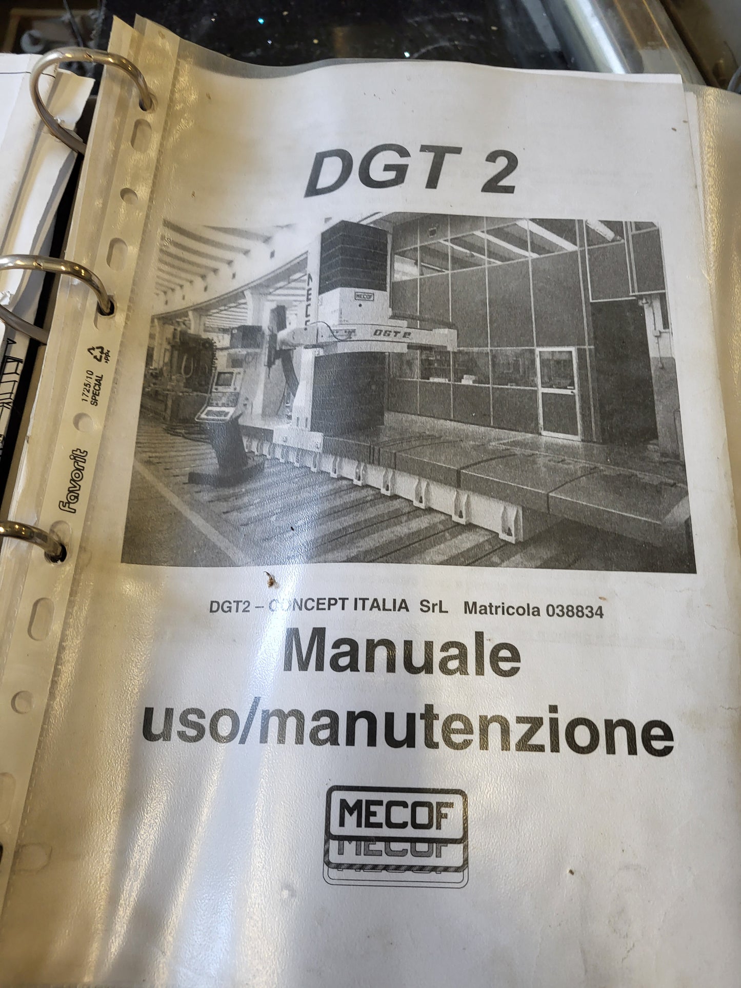 DGT2, MECOF, Fahrständerfräsmaschine