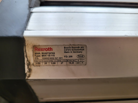 BKK 15-115, golyósorsós lineáris egység, Rextoth