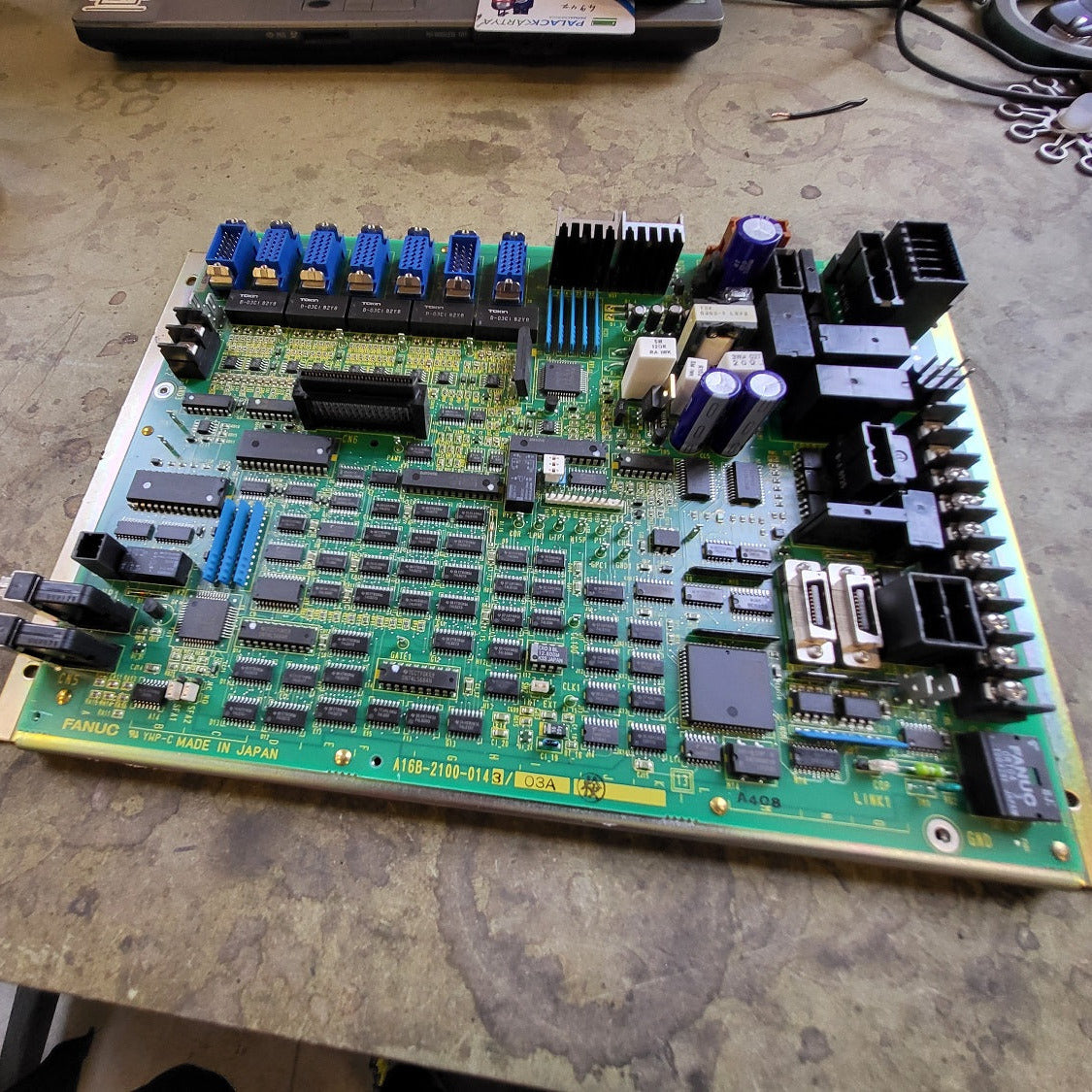 A16B-2100-0143/03A kártya, CO2 lézer oszcillátorhoz, Fanuc