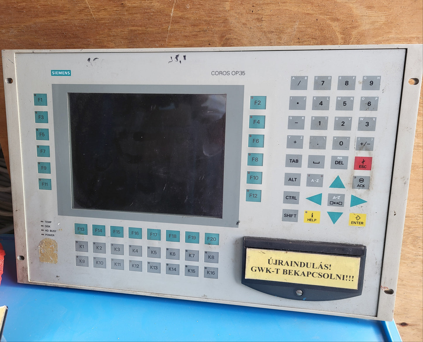 6AV3535-1TA01-0AX0, Coros OP 35 operator panel, Siemens