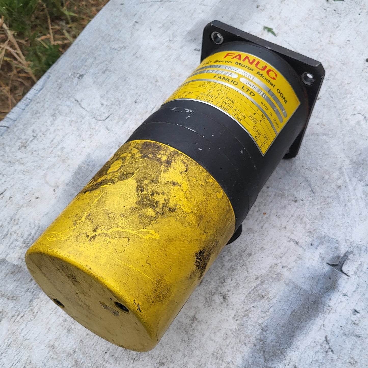 A06B-0632-B001, DC szervo motor, 0.2kW, Fanuc