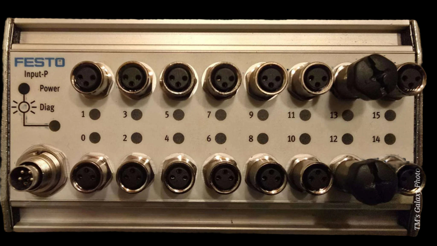 CP-E16-M8, 28396, input module, valve island / valve terminal, Festo