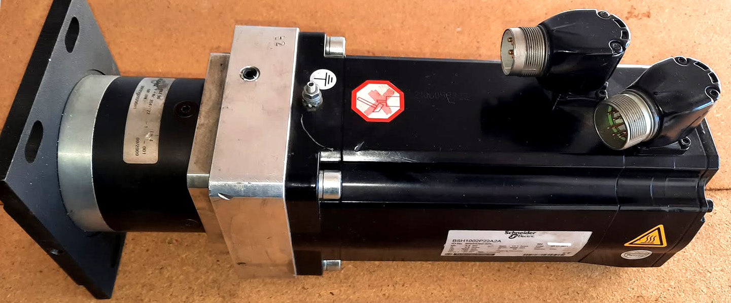 BSH1002P22A2A, Schneider (Telemecanique) Servomotor, 1,93kW, mit Neugart PLE80 Getriebe