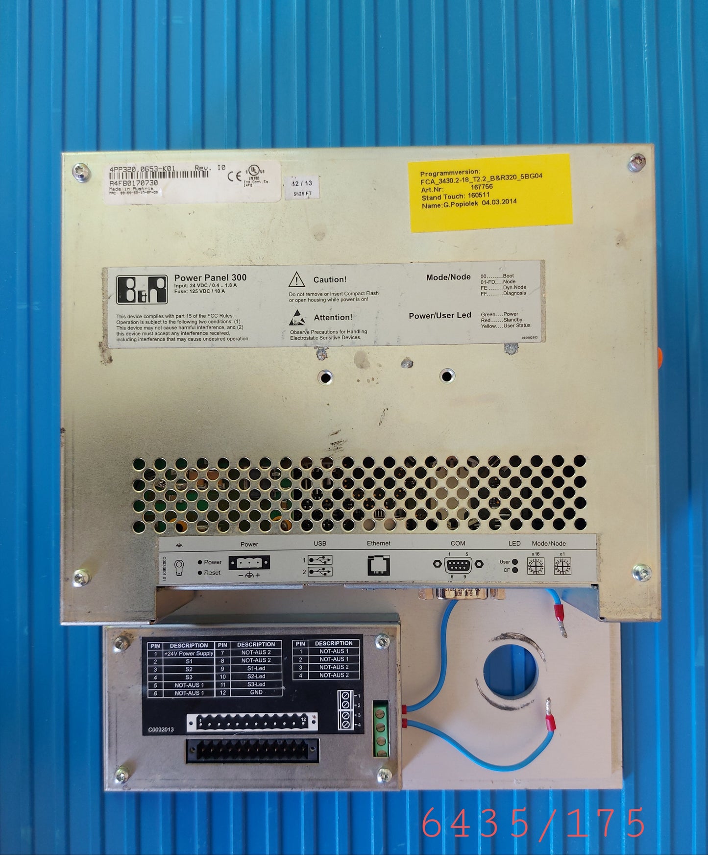 4PP320.0653-K01, B&R, Power Panel 300, kompakte SPS-HMI-Einheit (ausverkauft!)