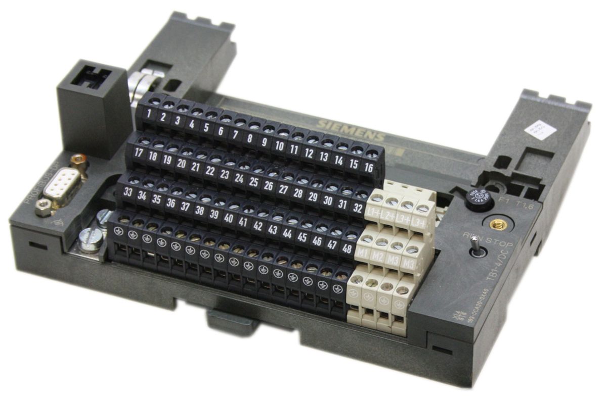 6ES7193-0CA20-0XA0, SIMATIC DP, TB1-4/DC (ET 200B) kapcsolóblokk, Siemens