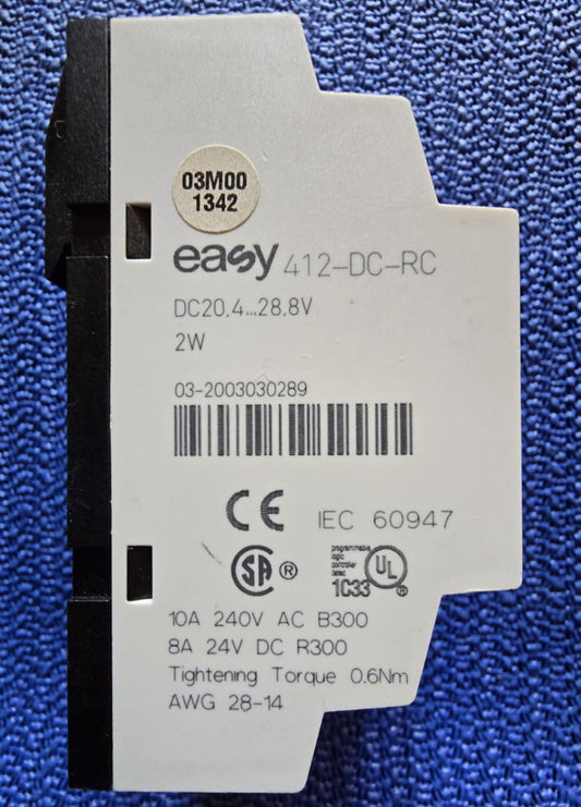 412-DC-RC, vezérlőrelé, Moeller Easy