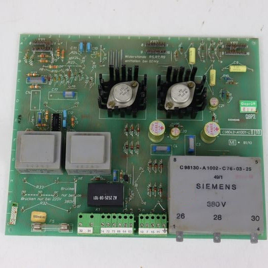 C98130-A1002-C76-03-25, 380V power supply, Siemens
