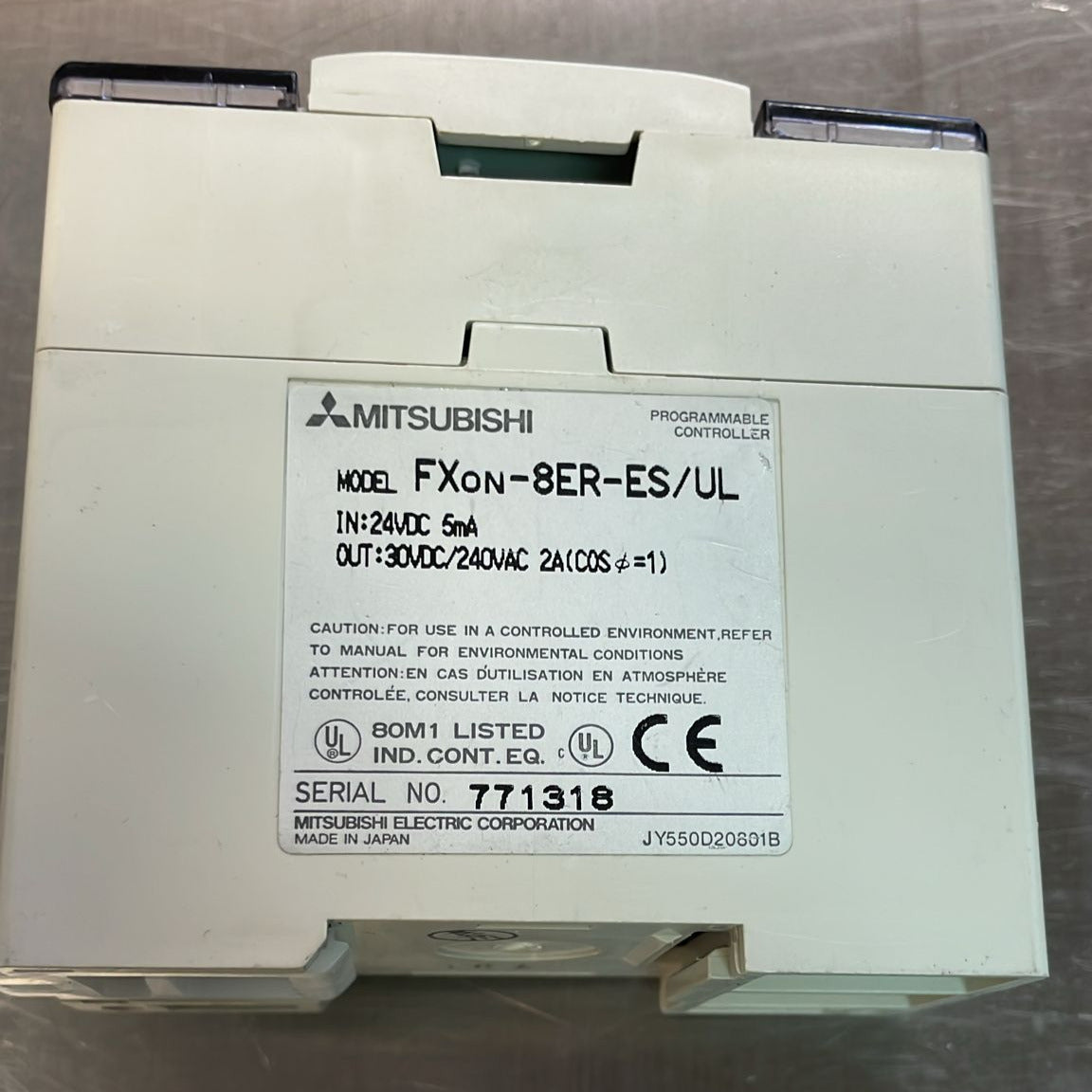 FXon-8ER-ES, bemeneti / kimeneti modul, Mitsubishi