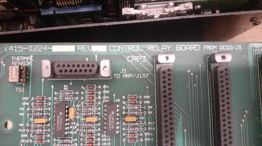 415-0224 REV Control relay board, Hurco vezérlőrelé-kártya