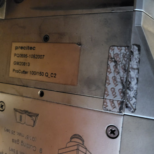 PQ0595-1052007, Procutter 100/150 Q_C2, lézervágó fej, 6kW, Precitec