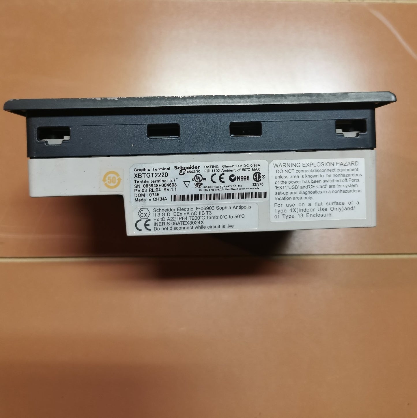 XBTGT2220, Schneider/Telemecanique, Magelis graphic terminal panel