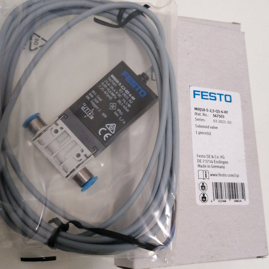 MHJ10-S-25-QS-6-HF, Magnetventil, Festo