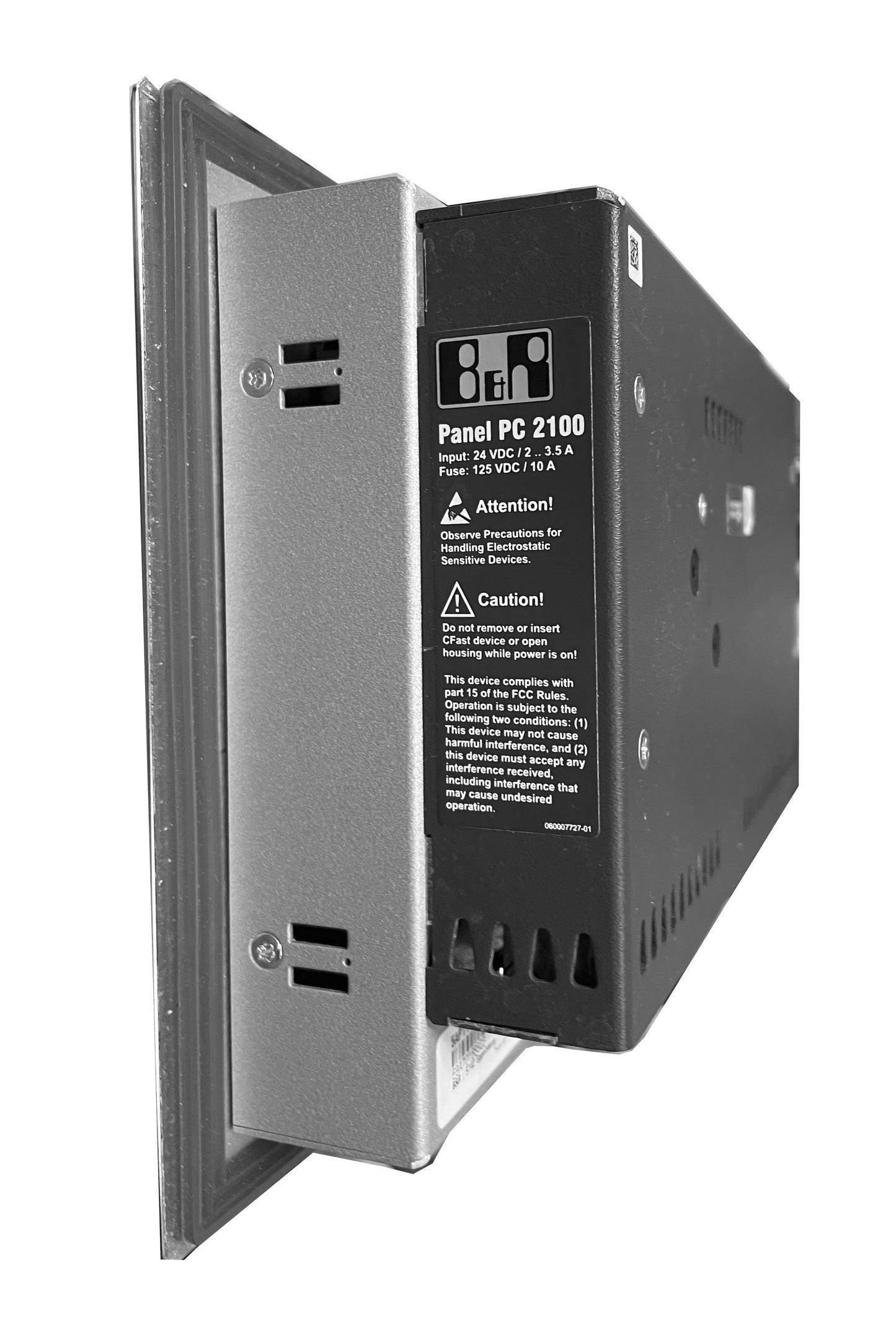 5PC9:212824.011-01 (PC2100), B&R IPC module with or without 5AP1120.0573-C01 hmi display