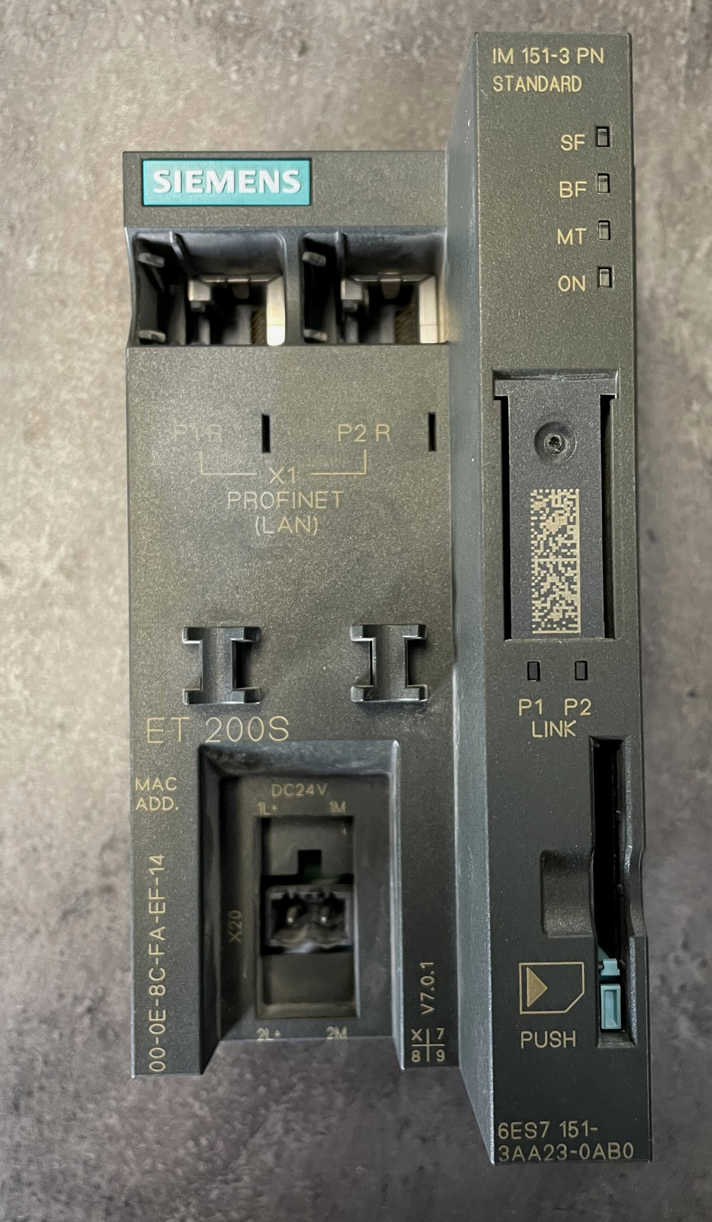 6ES7151-3AA23-0AB0, Simatic DP, ET200S interfészmodul