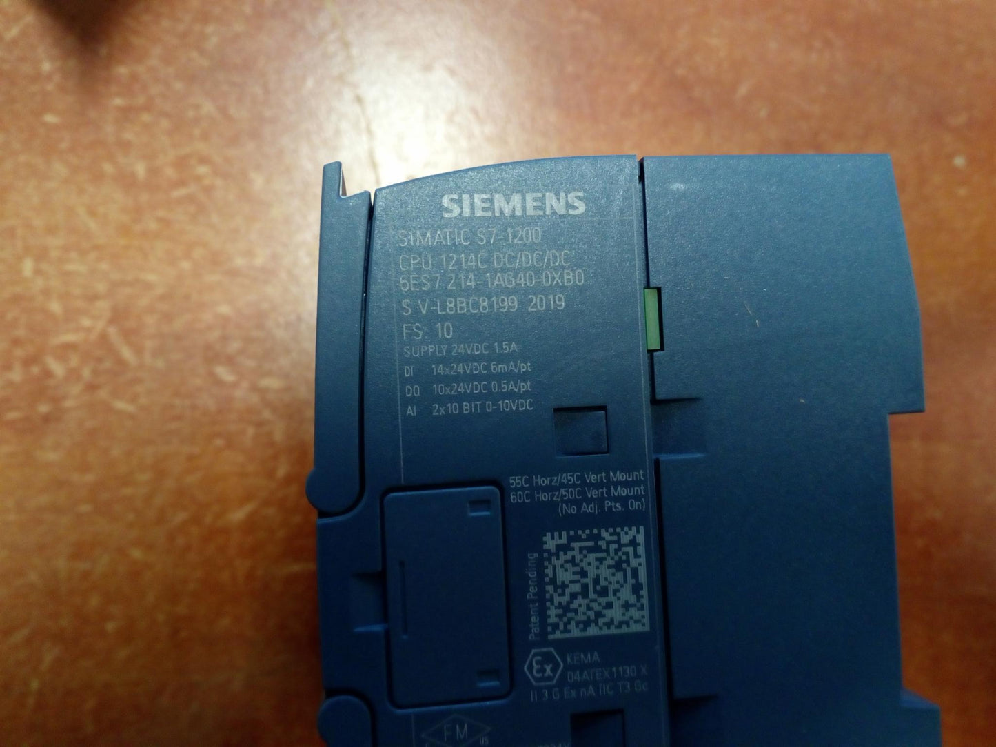 6ES7214-1AG40-0XB0, Siemens Simatic S7-1200, CPU 1214C