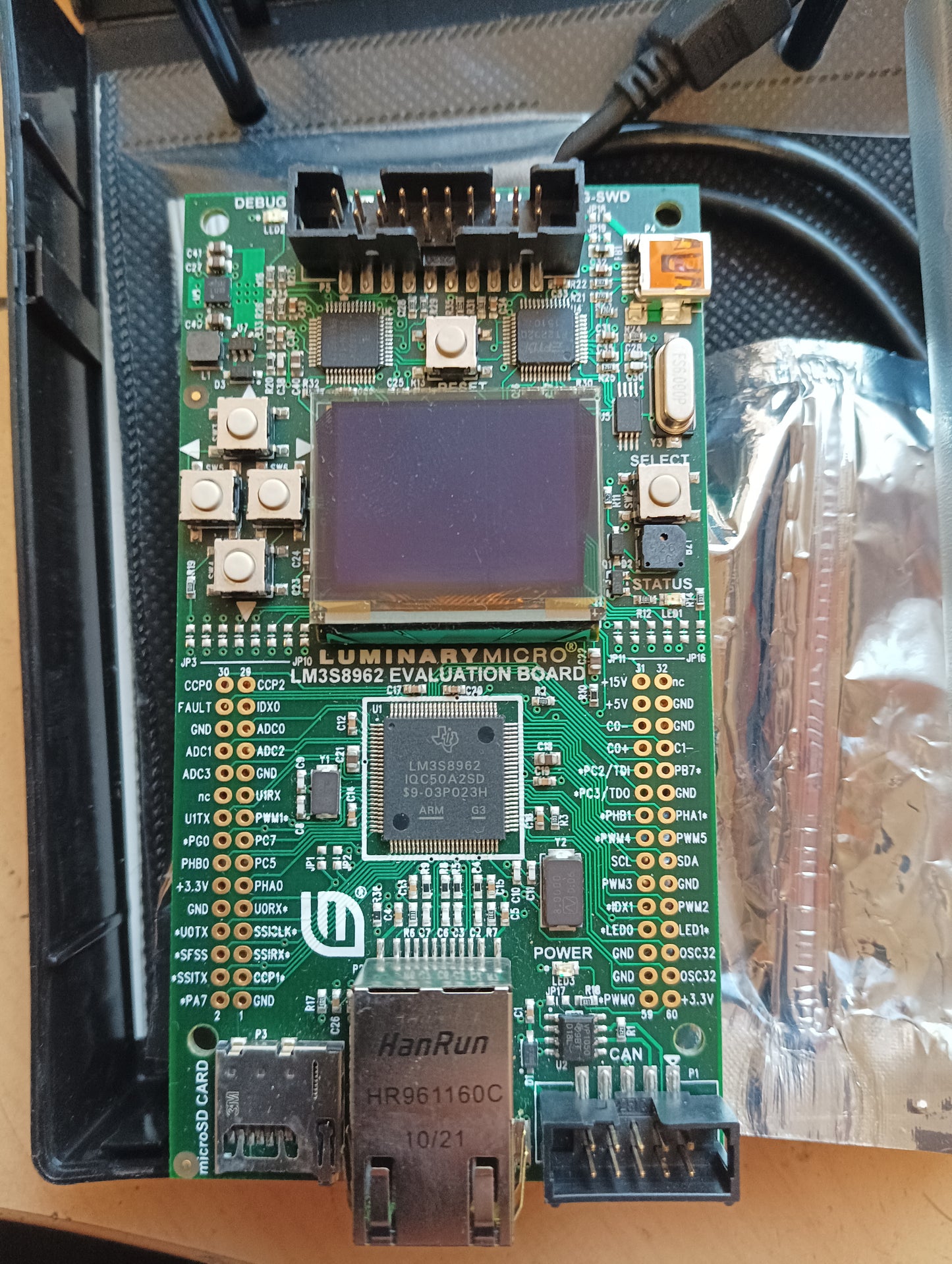 EKS-LM3S8962 Evaluierungskit, Mikrocontroller mit ARM-Prozessor, Texas Instruments