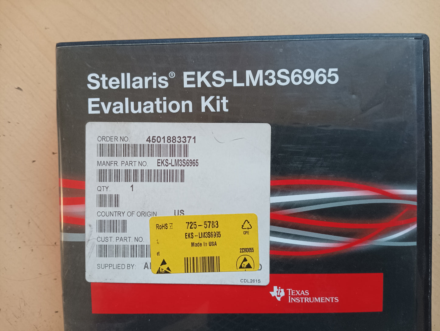 EKS-LM3S6965, Stellaris Evaluation Kit, Texas Instruments mikrokontroller