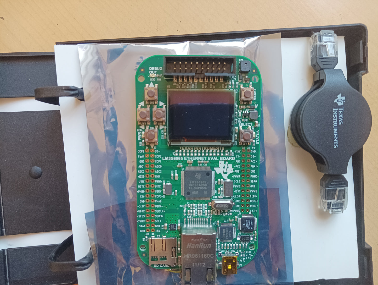 EKS-LM3S6965, Stellaris Evaluation Kit, Texas Instruments mikrokontroller