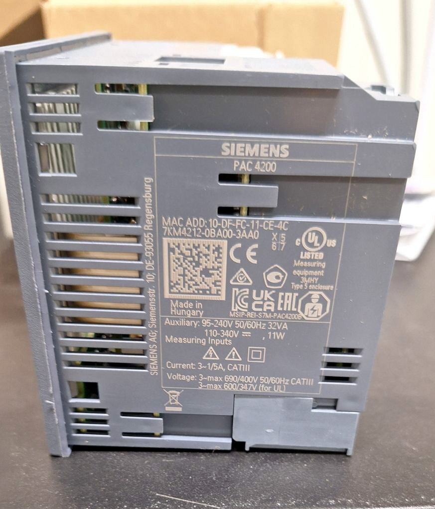 7KM4212-0BA00-3AA0, 7KM PAC 4200, submeter, Siemens