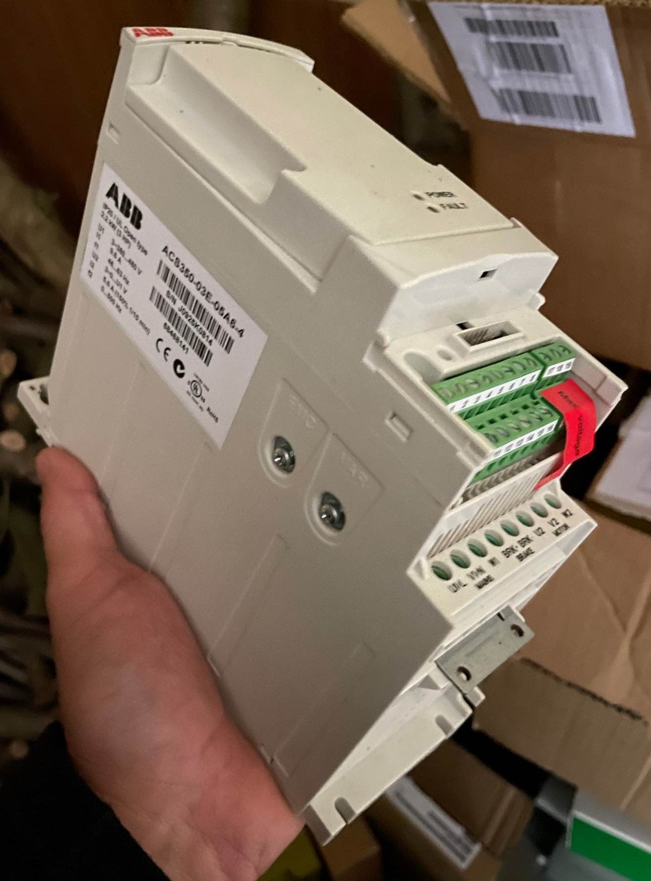 ACS350-03E-05A6-4, frekvenciaváltó, ABB, 2.2kW, 5.6A