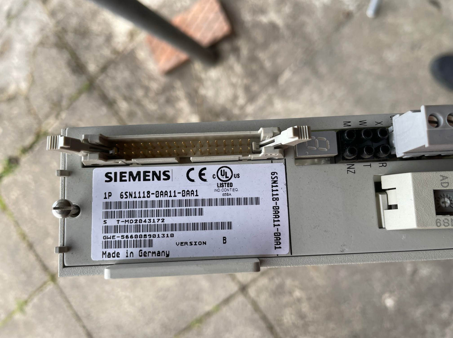 6SN1118-0AA11-0AA1, 1-Achs-Steuerkarte, SIMODRIVE 611-A (analog)