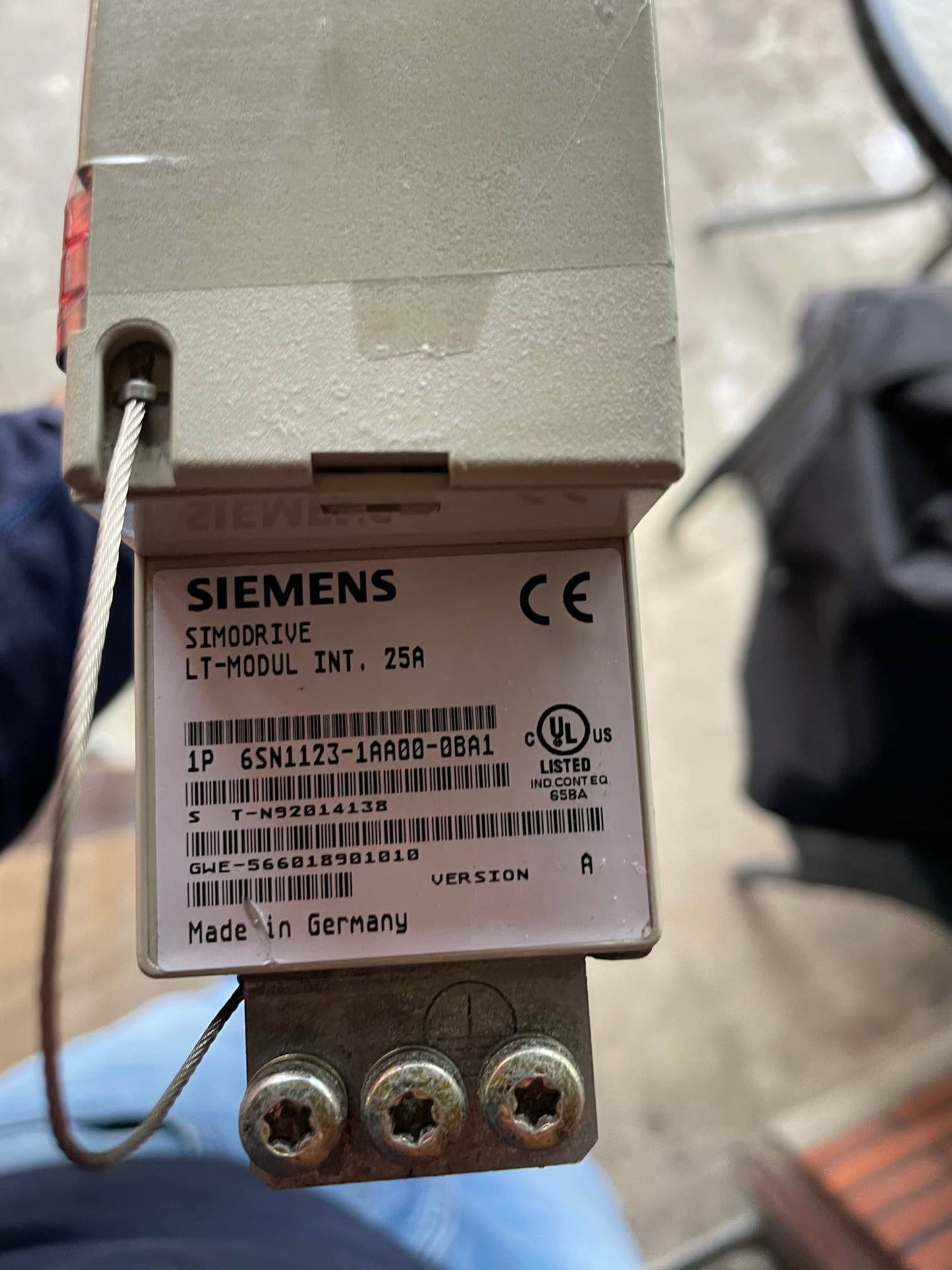 6SN1123-1AA00-0BA1, Simodrive 611, 25A power module, Simodrive 611, 1-axis