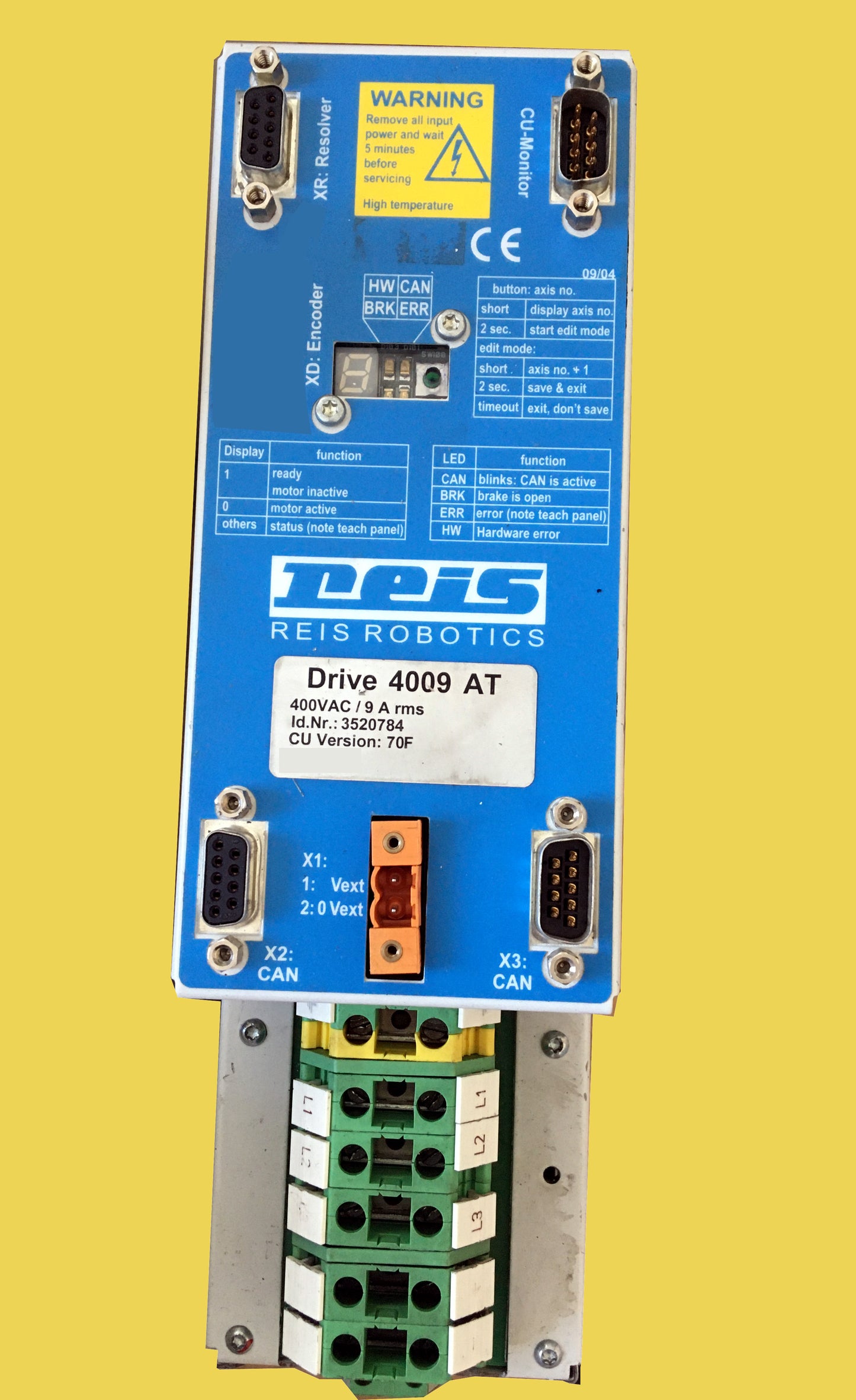 DRIVE4009AT (id: 3529638), Reis, Servoantrieb, 9A, 6kW